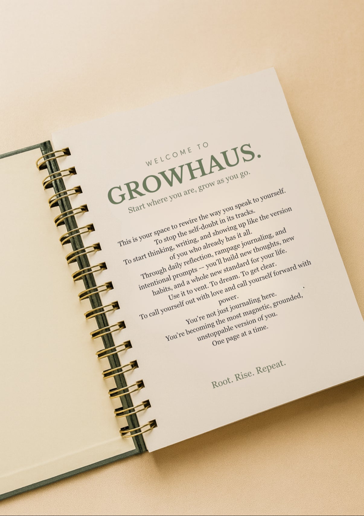 Growhaus Self-Love Journal