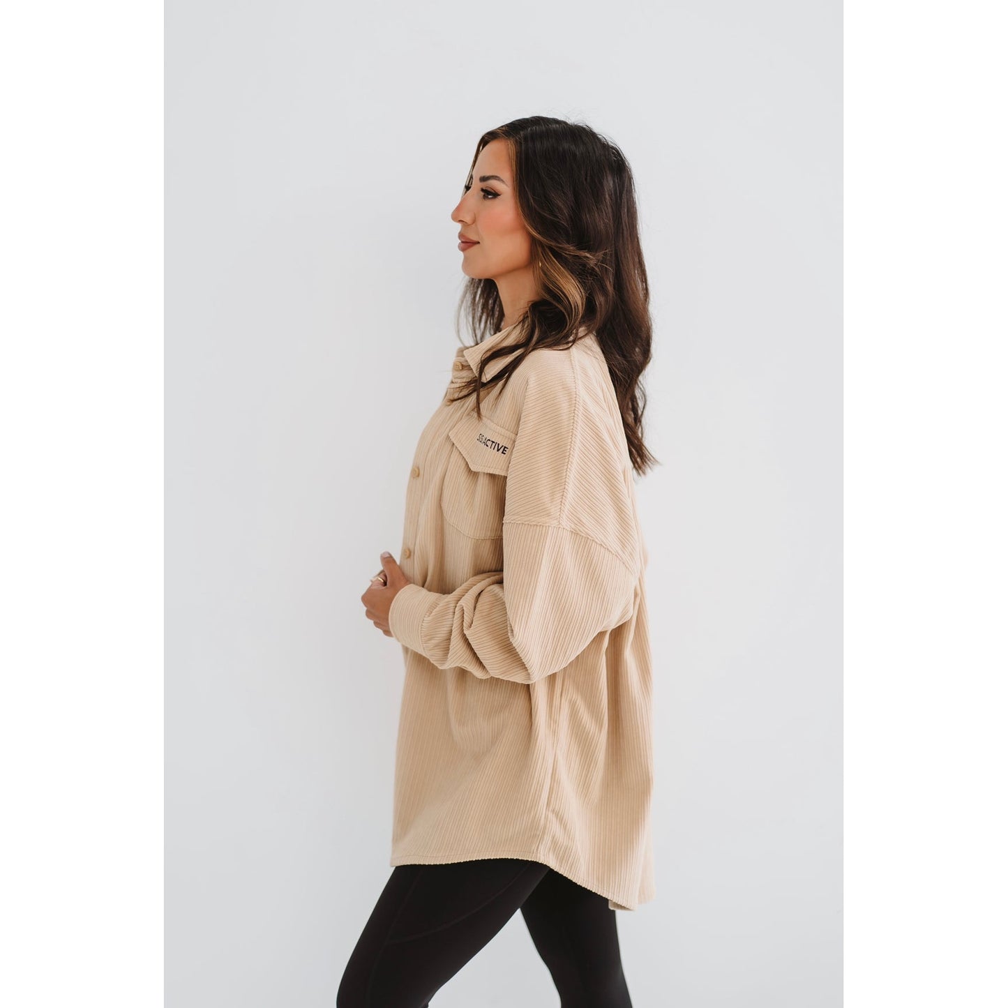 oversized corduroy jacket