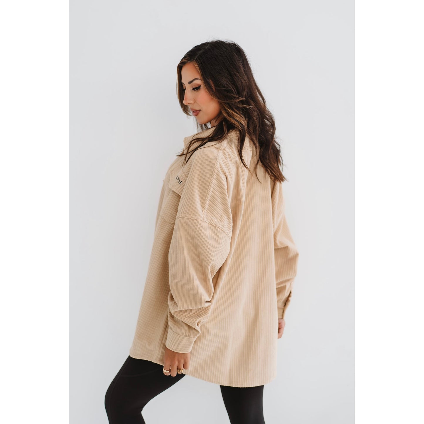 oversized corduroy jacket